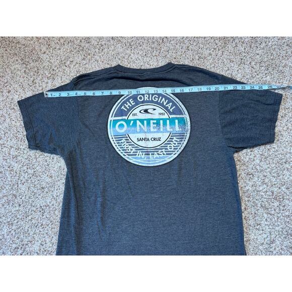 O'Neill T-Shirt, Modern Fit, Santa Cruz; Gray, size Men's Medium - Picture 5 of 8